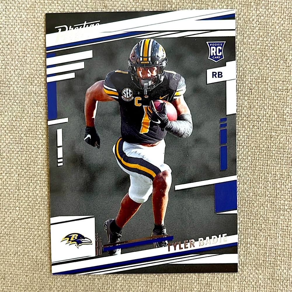 Tyler Badie Rookie 2022 Panini Prestige Baltimore Ravens NFL Football Card Sport